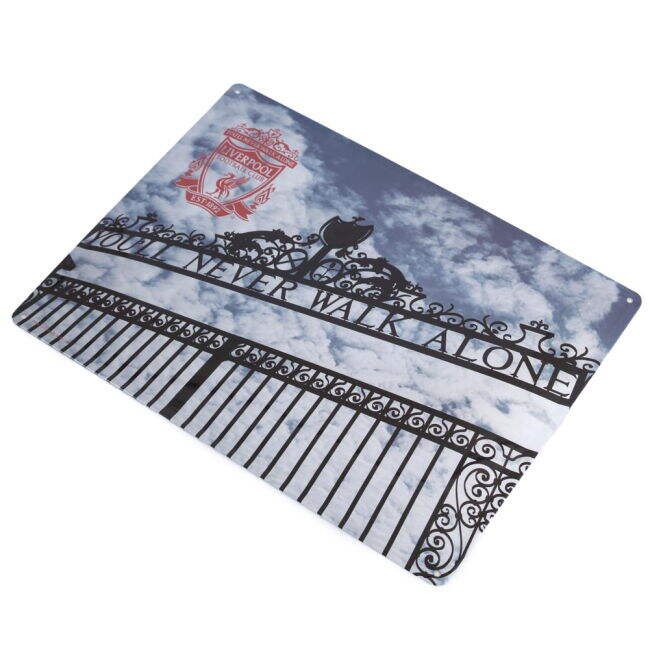 retro Liverpool FC Shankly Gates Large Sign