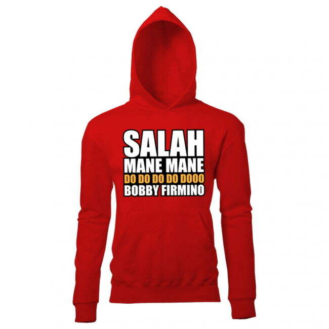 Liverpool Authorized Salah Mane Mane Liverpool Hoody (Red) -Kids Size