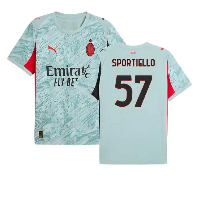 2025-2026 AC Milan Home Goalkeeper Shirt (Modern Mint) (SPORTIELLO 57)