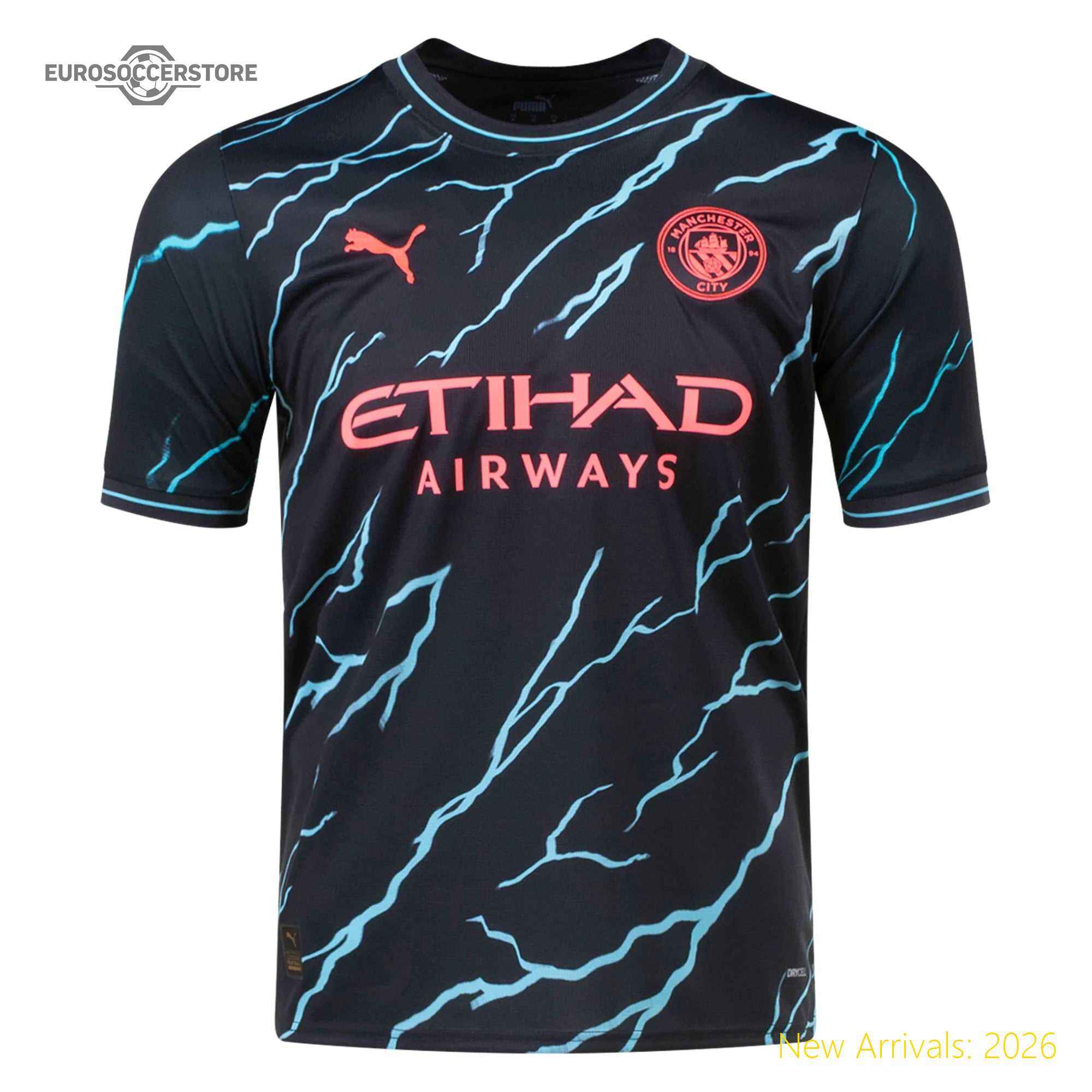 Eye-catching Top-grade Men Mci Soccer Star Third Jersey 2023
