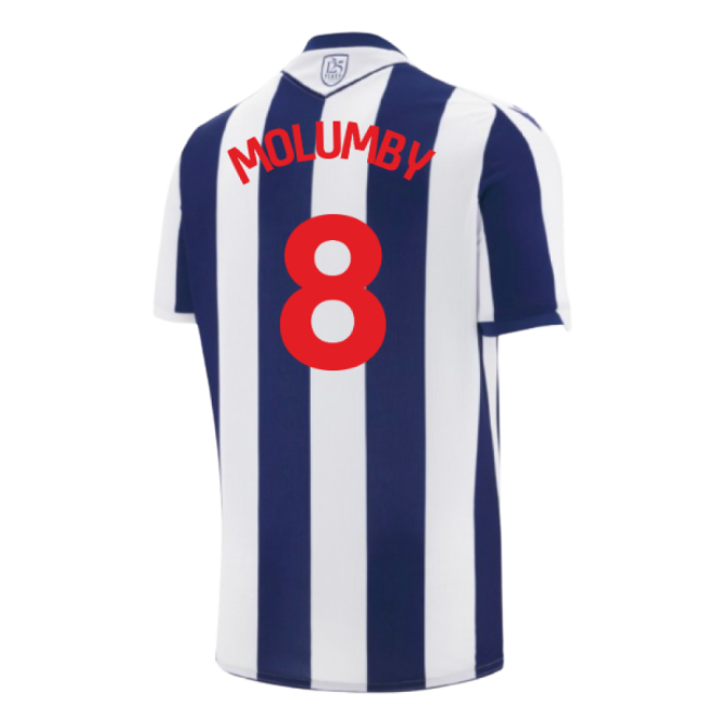 2025-2026 West Brom Home Breathable Fabric Genuine EPL Shirt Molu#688