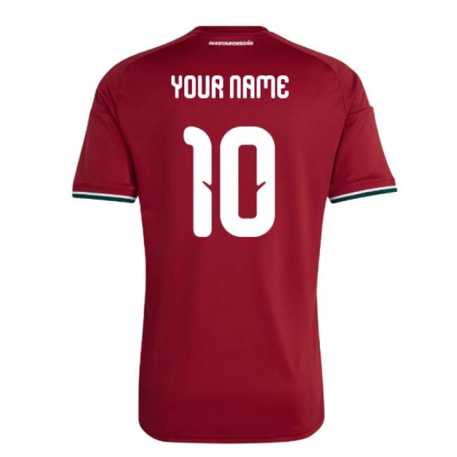 2026-2027 Hungary Home Shirt (Your Name) Authentic Oranje