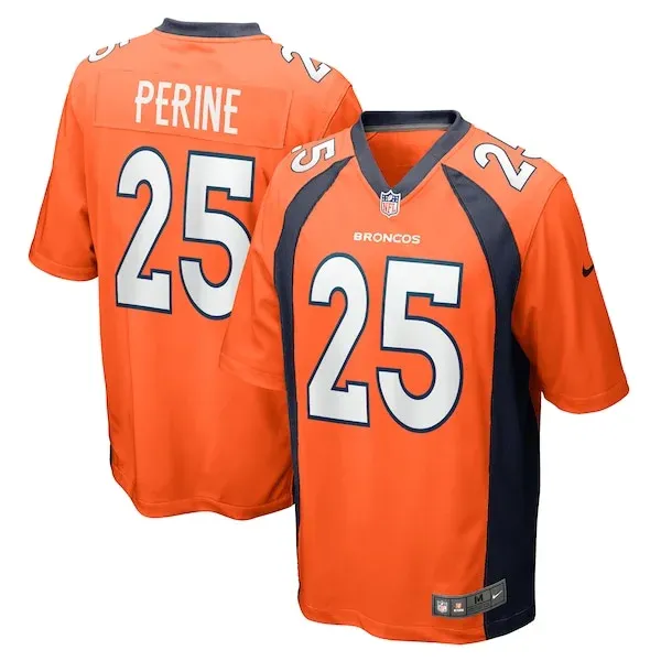 None Game Football Jersey - Orange S | player jersey | NFL Football