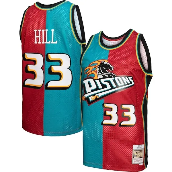 Grant Hill DET Swingman Jersey - modern Basketball - Red NBA