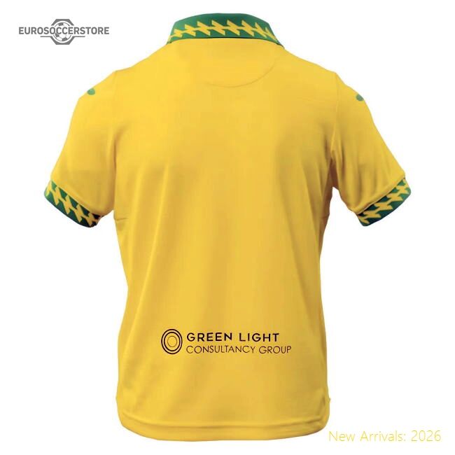 2025-2026 Norwich City Home Shirt - Kids - Fantastic Value