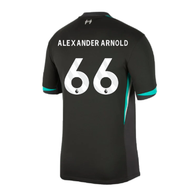Liverpool Authorized 2024-2025 Liverpool Away Shirt (Alexander Arno...