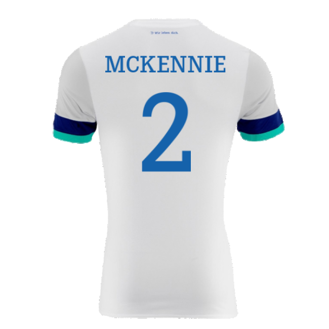 2019-20 Schalke Away Trendy Shirt ((Mint) (Mint) Quick Dry