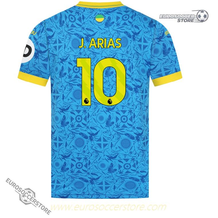 Wolverhampton Wanderers 25-26 Season Third Version J. ARIAS Number 10 Football Jersey