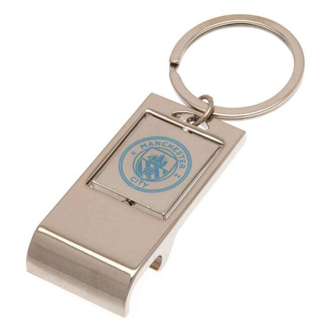 Manchester City FC Executive Bottle Opener Keyring - premium