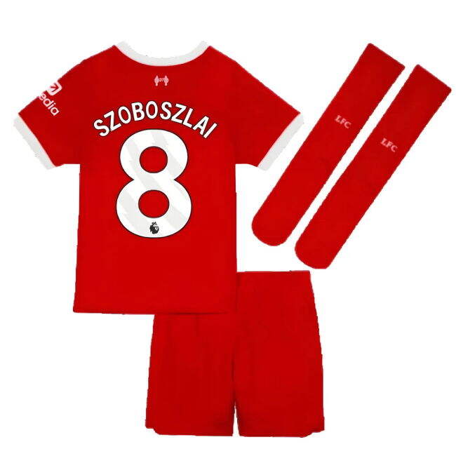 Classic 2023-2024 Liverpool Home Quick-Dry Vintage Jersey Szobosz#447