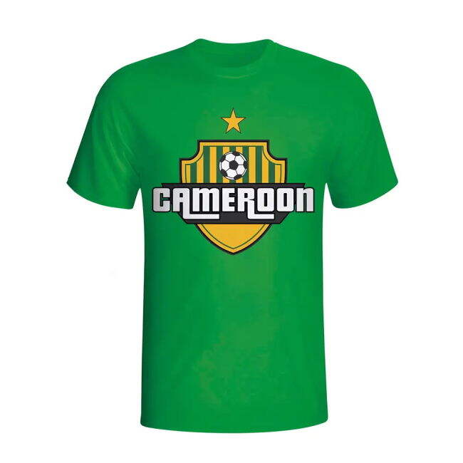 Climate-Control Fan-Favorite Cameroon Country Logo T-Shirt (Green)