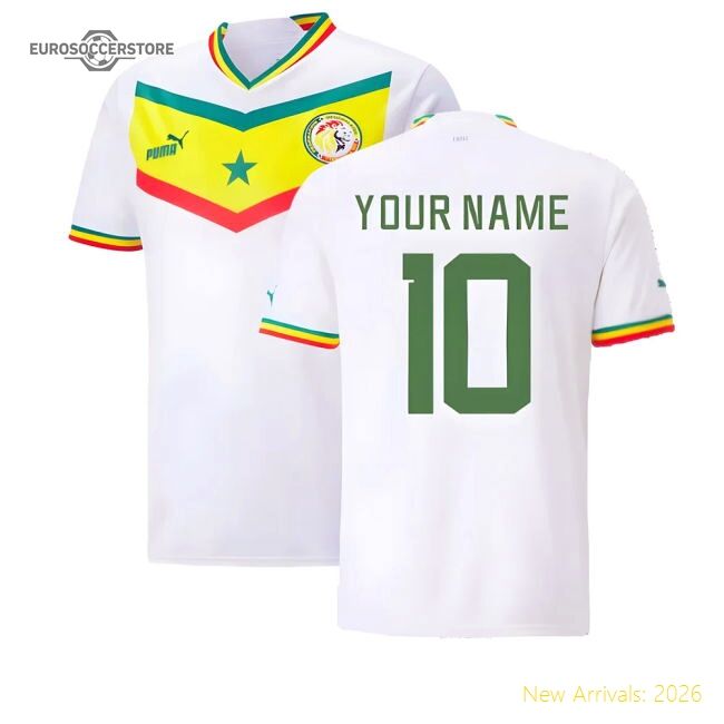 Senegal Your 20222023 Home Shirt  Premium Sleek Contemporary