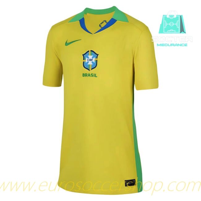2025-2026 Season Seleção Brasileira Home Football Shirt Kids Edition