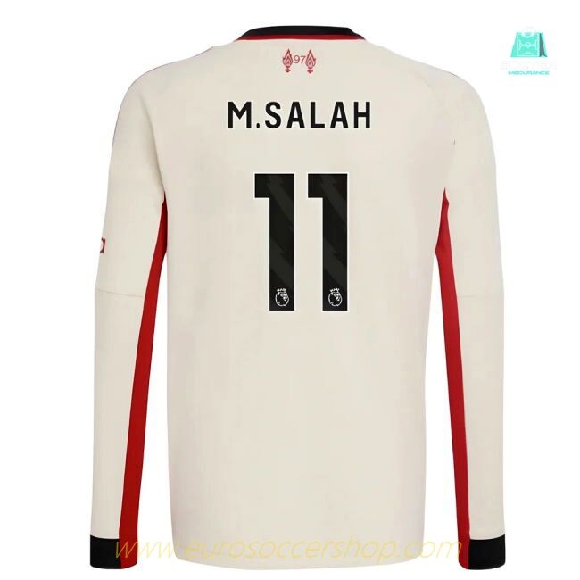 2025-2026 Liverpool Away Long Sleeve Shirt (Kids) (M.Salah 11)