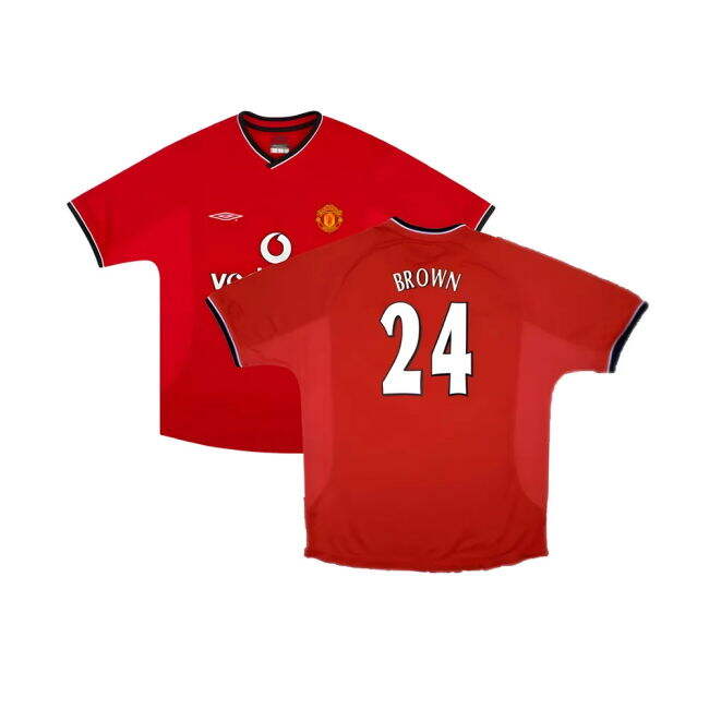 2000-02 Man Utd original Home Shirt - Adults | high-end