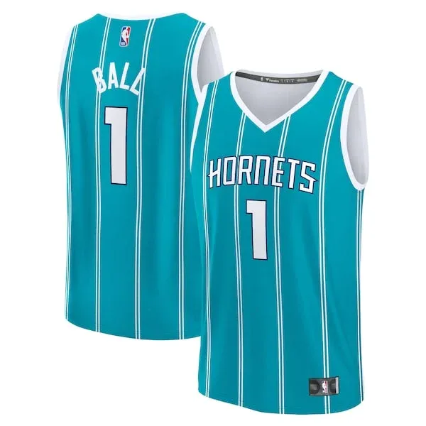 LaMelo Ball CHA Replica Jersey - vintage Basketball - Icon Edition