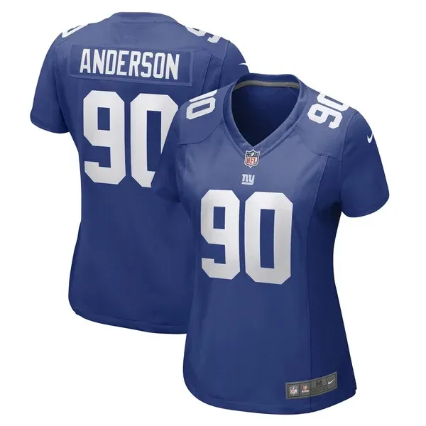 None Ryder Anderson Game Jersey - Royal | NFL Player Jersey | NFL Foot