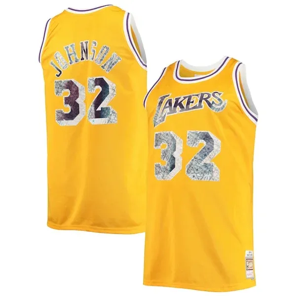 Magic Johnson LAL Swingman Jersey - genuine replica-jersey workout