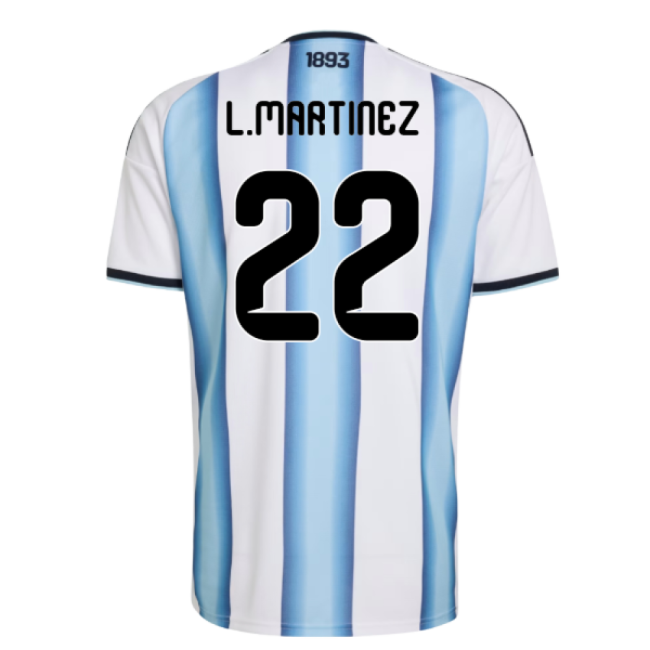 Game Replica Argentina Home Supporter Shirt (Adults) (Martinez 22)