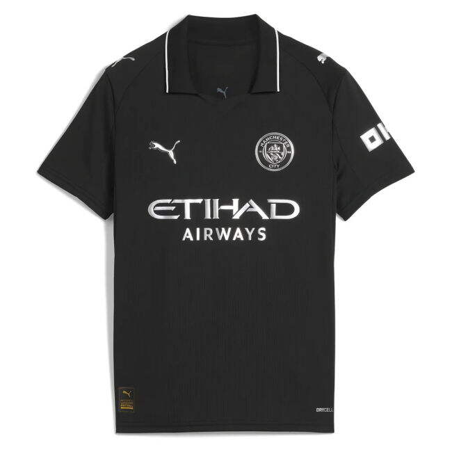 Football Man City Away Shirt Kids Khusanov #45 Pro Series Faithful...