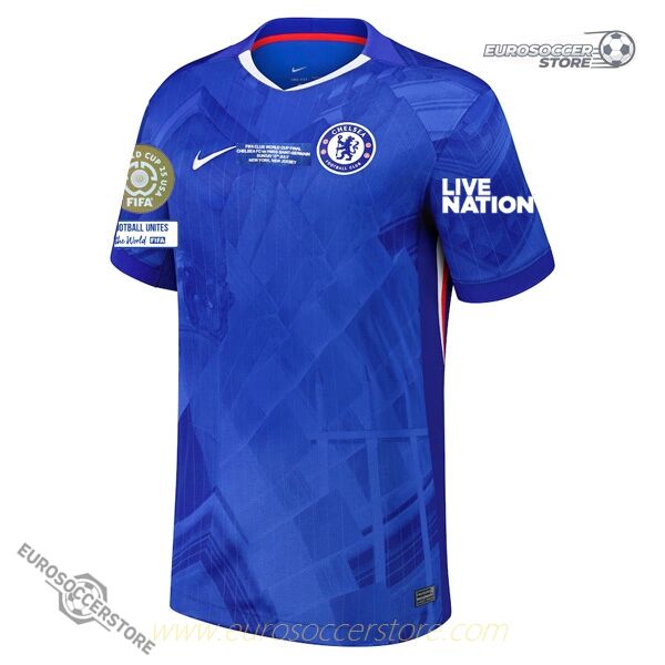 2025 Chelsea Club World Cup Final Jersey (Including Patch and Final Detail)
