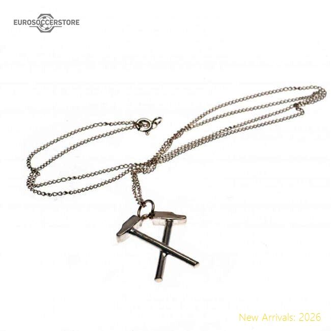 Superior West Ham United Fc Sterling Silver Pendant  Chain Hm