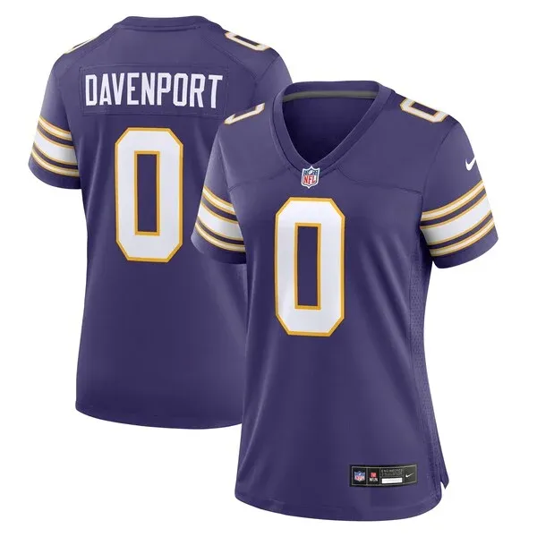 None Marcus Davenport Game Jersey - Purple | NFL Player Jersey