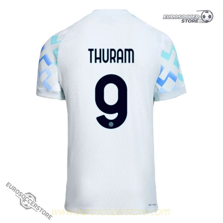 Inter Milan 25-26 Away Player Version Jersey with THURAM 9 Printing