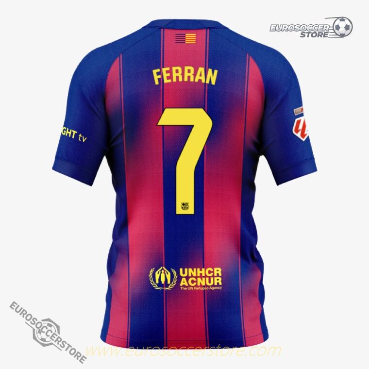 Ed Sheeran x Barcelona El Clásico FERRAN 7 Jersey 25-26 (Player Version)