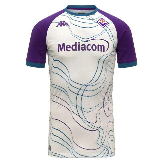 2025-2026 Fiorentina Pre Match Shirt (White-Violet)
