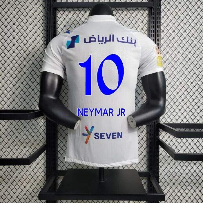 2324 Al Hilal Saudi Nermar Jr 10 Away Soccer Jersey Football Shirt