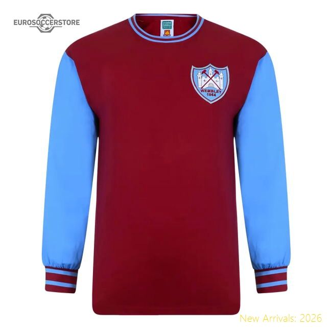 Authentic West Ham United 1964 Fa Cup Final Retro Shirt (moore 6)