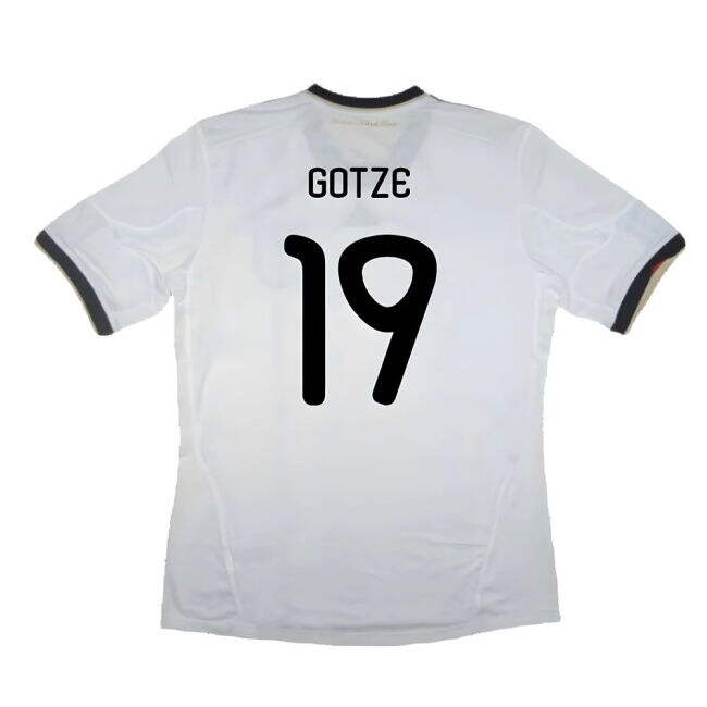 Germany 2010-11 Home Shirt ((Excellent) XL) (GOTZE 19)