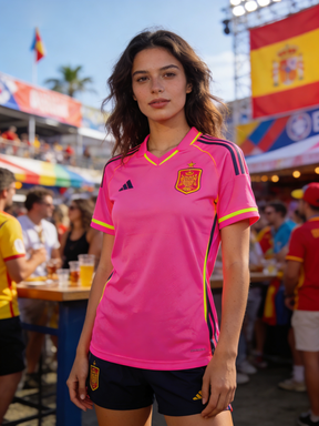 Spain Fluorescent Pink Away Jersey