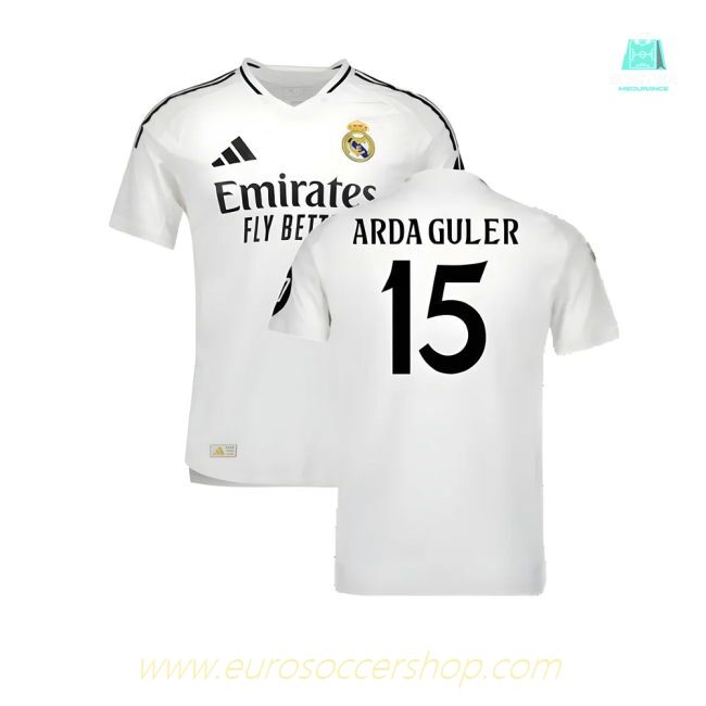 2024-2025 Real Madrid Authentic Home Shirt (Arda Guler 15)