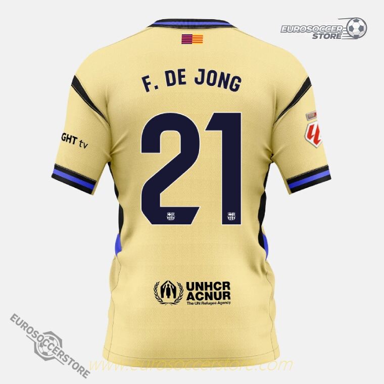 Barcelona Away X Kobe Bryant F. DE JONG 21 Jersey 25-26 (Player Version)