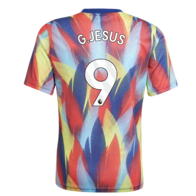 Jesus 9 Professional Style Arsenal Home Player Jersey 2025-2026 (Kids)