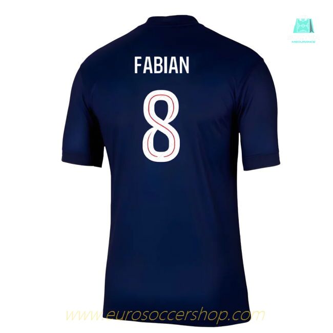 2025-2026 PSG Paris Saint Germain Home Shirt (Fabian 8)
