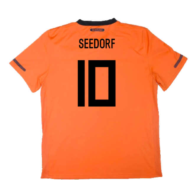 Holland 2010-11 Home Shirt ((Excellent) S) (Seedorf 10)