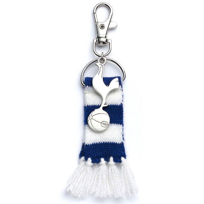 Adult Tottenham Hotspur FC Blue Bar Scarf Bag Charm
