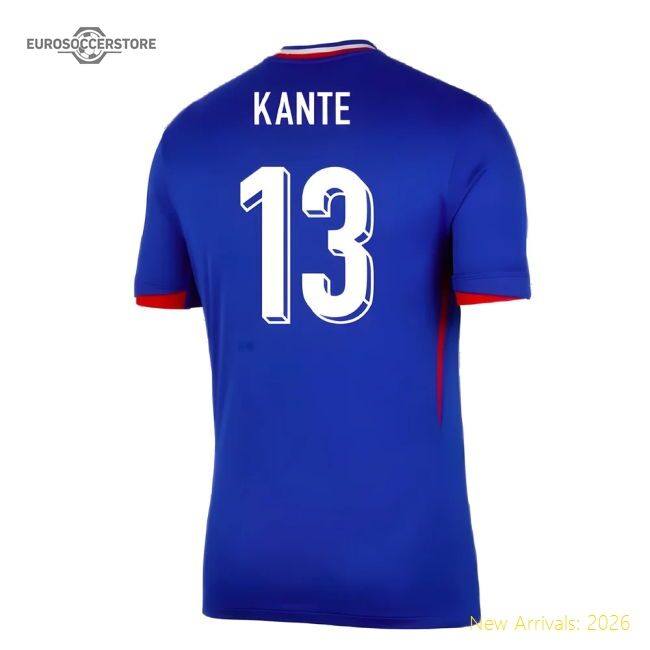 France 2024-2025 Home Jersey - Official Climalite Temperature-control