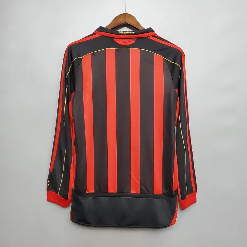 2006-2007 Long Sleeve AC Milan Jersey retro kit