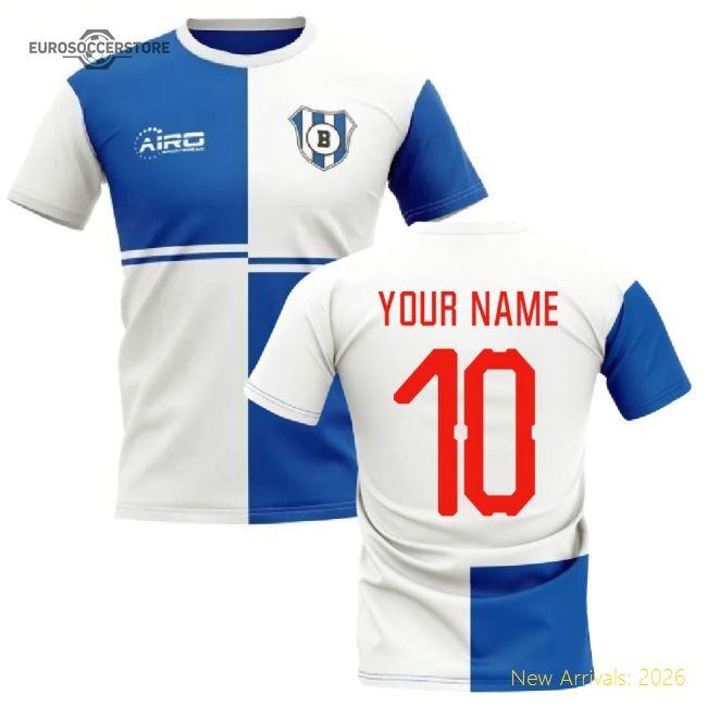 Premium 2025-2026 Blackburn Home Concept Football Shirt (your Name)