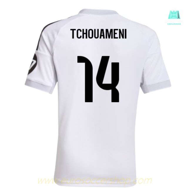 2025-2026 Real Madrid Home Shirt (Kids) (Tchouameni 14)