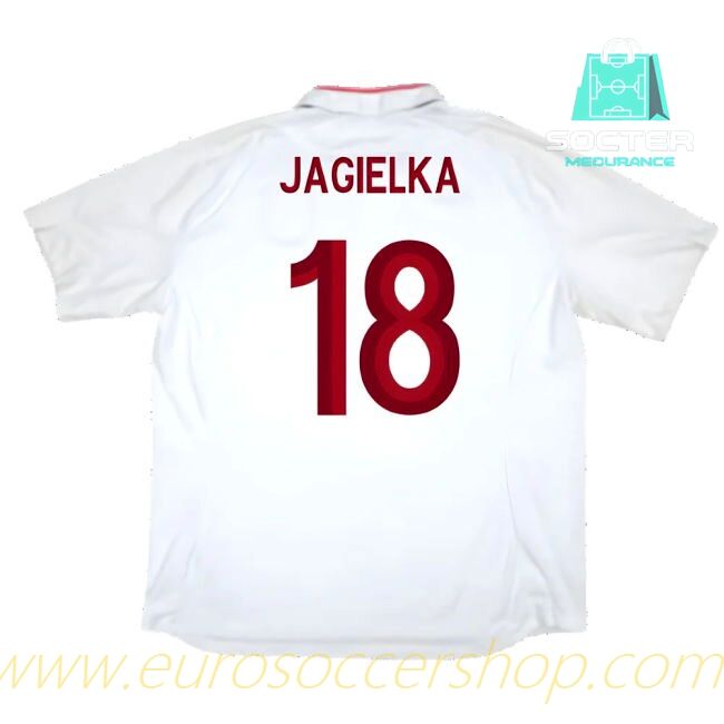 Three Lions Home Football Shirt Genuine (Jagielka 18)