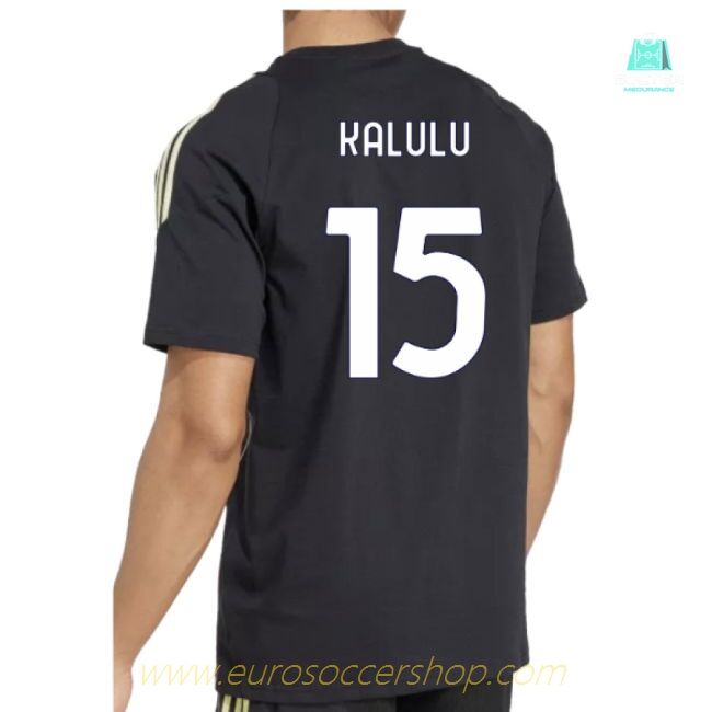 2025-2026 Juventus Training Tee (Black) (Kalulu 15)