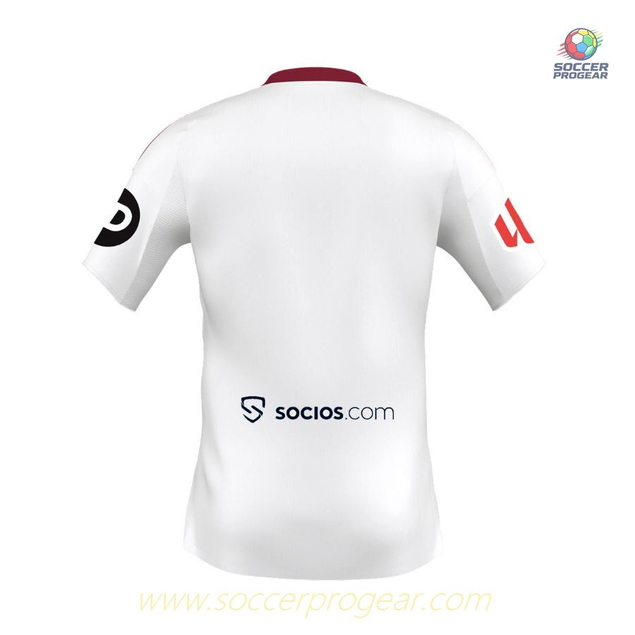 Sevilla FC Home Youth Football Shirt 2025-26 Edition