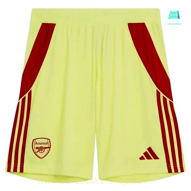 2025-2026 Arsenal Home Goalkeeper Shorts (Yellow)