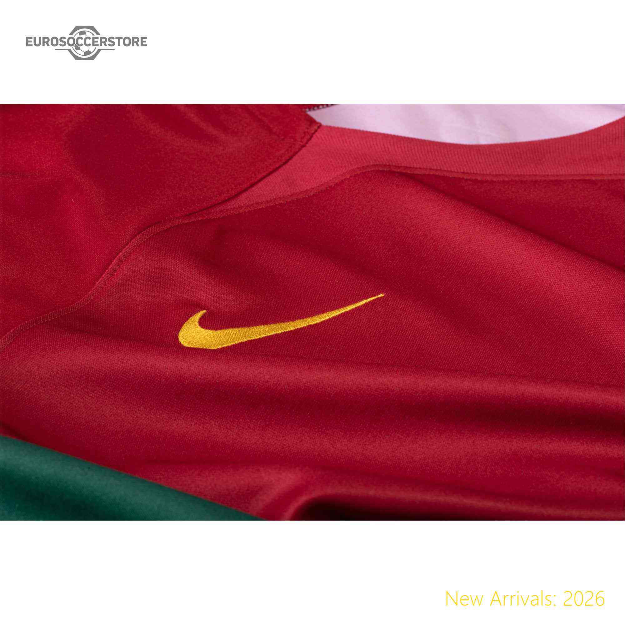Classic Design Men Por Portugal Home Home Premium Jersey 2022