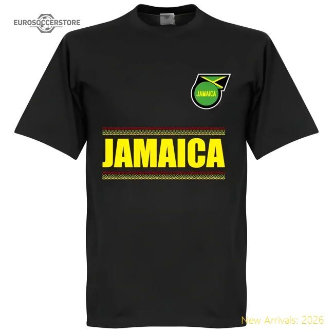 First-class Reggae Boyz Team T-shirt - Black - Supporter Edition